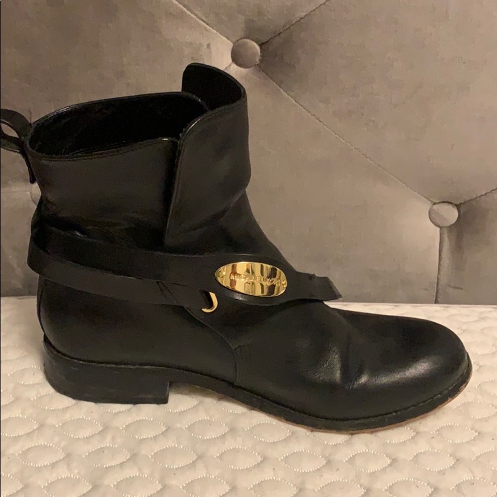 Leather MK booties